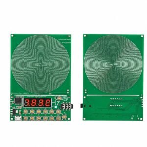 Sacred frequency generator 432 Hz, 528 Hz and Schumann 7.83 Hz, front and back